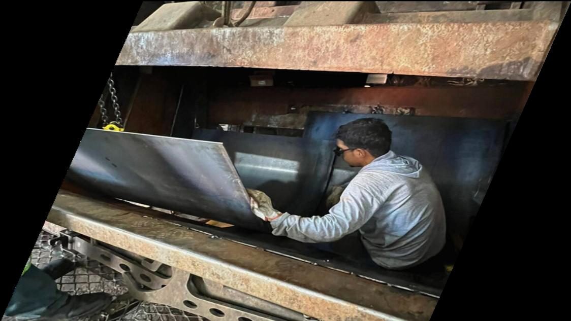 Compactador de Lixo — serviço executado
